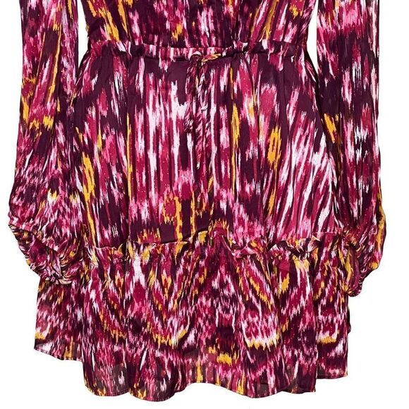 House of Harlow 1960 REVOLVE NWT long sleeve boho mini dress size 8 - Picture 12 of 16